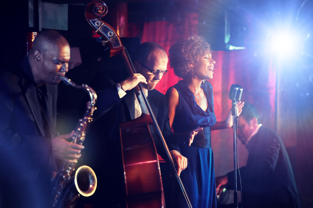 Jazz band on stage