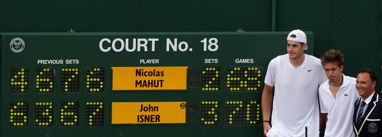John Isner vs Nicolas Mahut