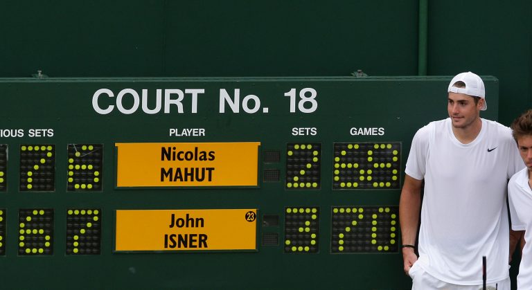 John Isner vs Nicolas Mahut