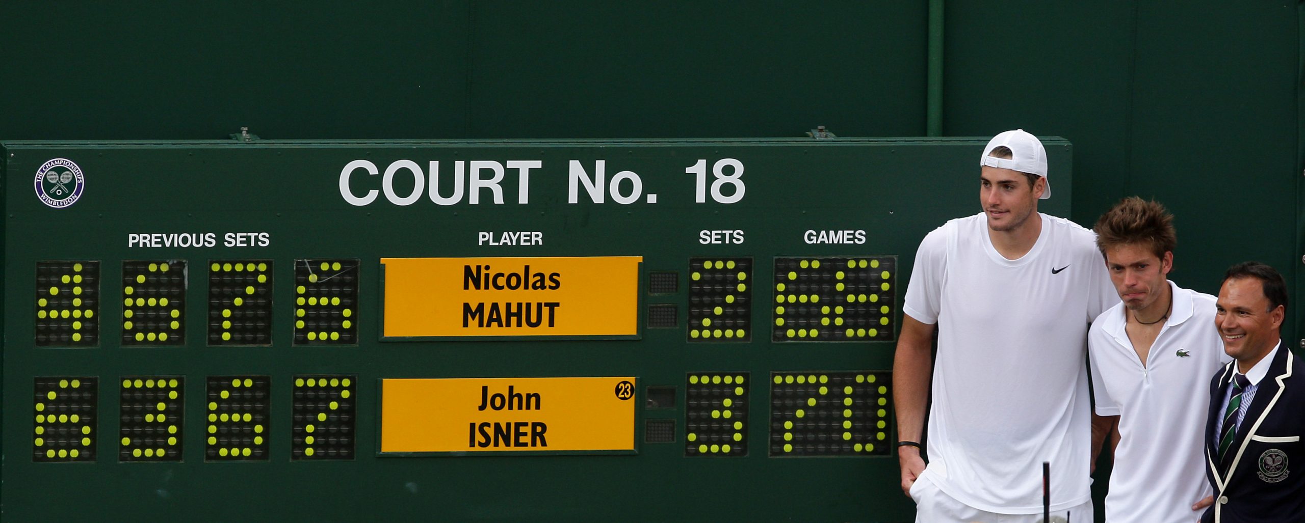 John Isner vs Nicolas Mahut