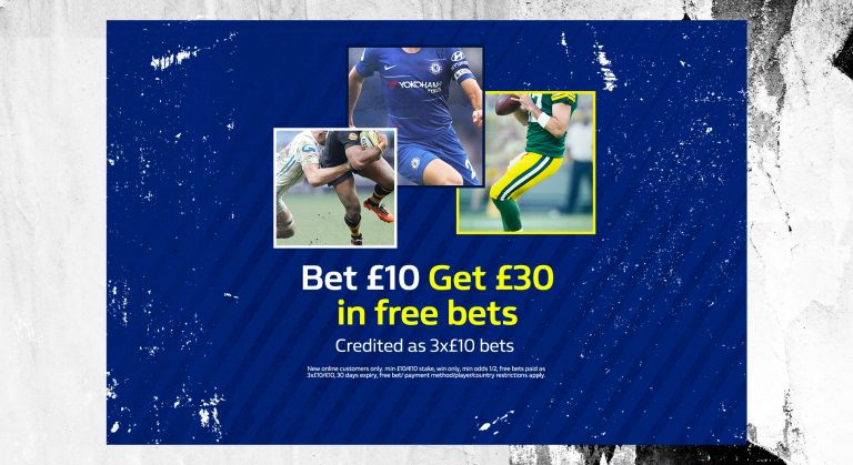 Bet £10 and get £30