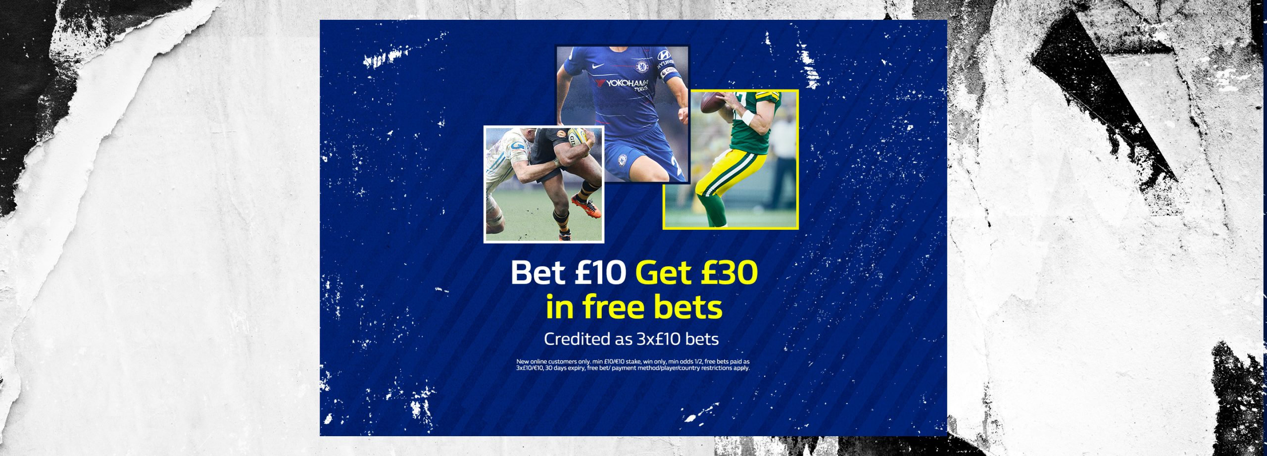 Bet £10 and get £30