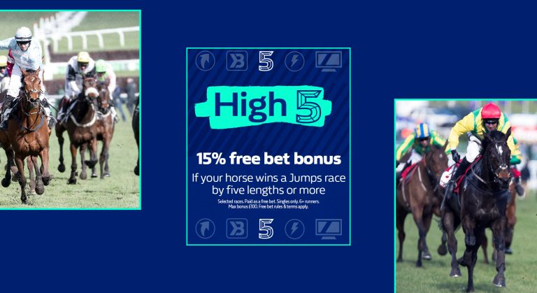 hi 5 15% bet bonus William hill