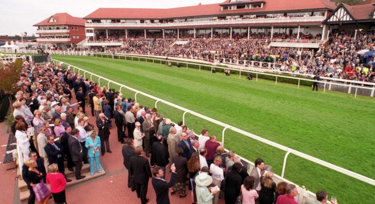 General view of the grandstand at Chester Racecourse