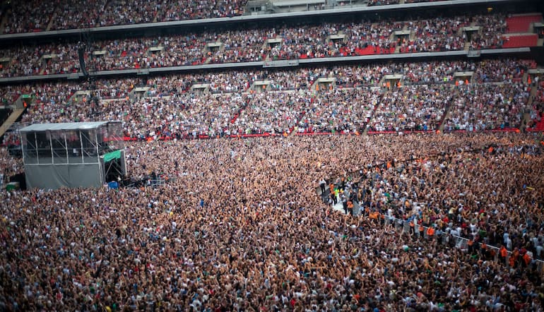 Arctic Monkeys Music Concert Crowd