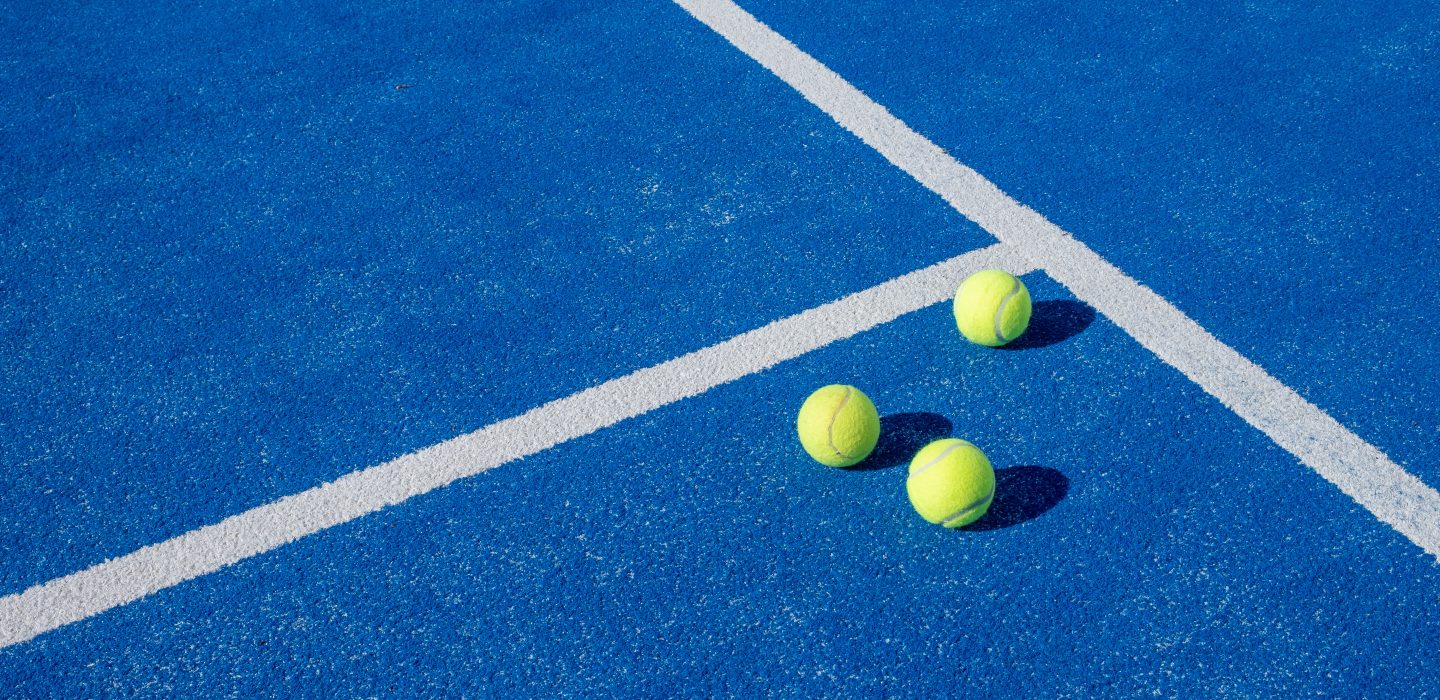 Tennis Court and Tennis Balls