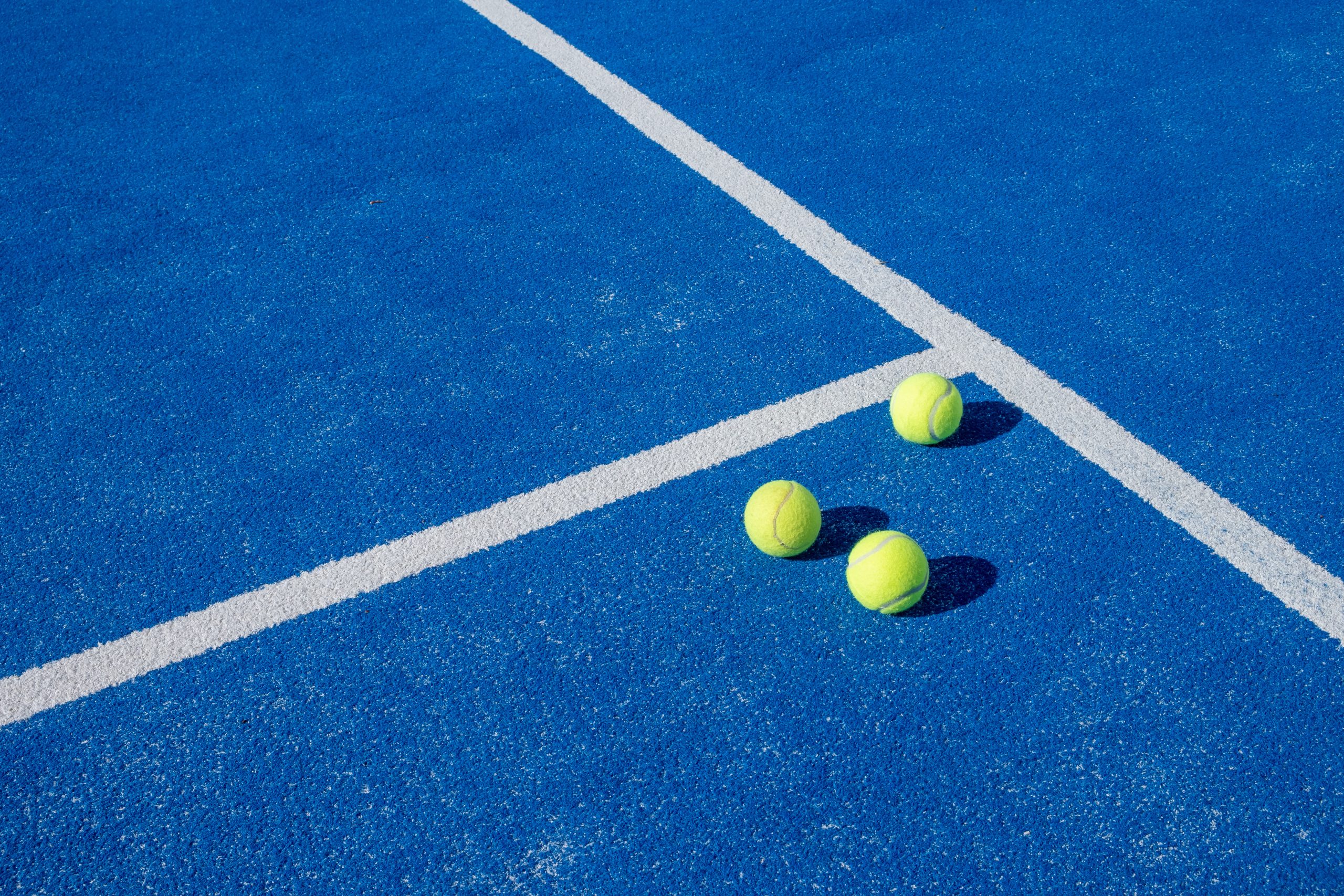 Tennis Court and Tennis Balls